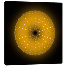 Leinwandbild Torus - Golden Spirit Serie
