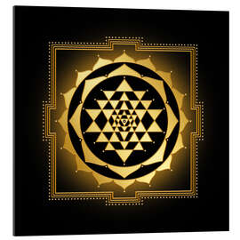 Gallery Print Shri Yantra - Golden Spirit Serie