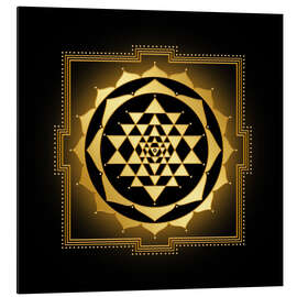 Magnettafel Shri Yantra - Golden Spirit Serie