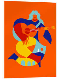 Acrylglasbild Hommage an Pino Daniele