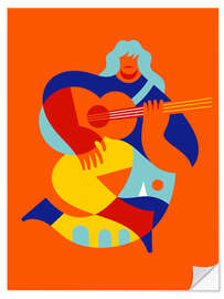 Wandsticker Hommage an Pino Daniele