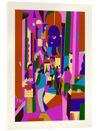 Acrylglasbild Neapel, via Tribunali - Stefano Marra