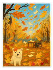 Wandbild Briefe an den Herbst - Tori Taika