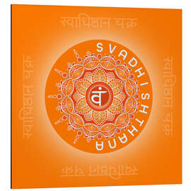 Magnettafel Energiebild Sakralchakra - Svadhishthana