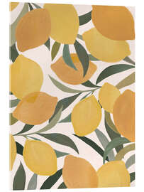 Acrylglasbild Pikante Zitronen-Vibes - Emanuela Carratoni