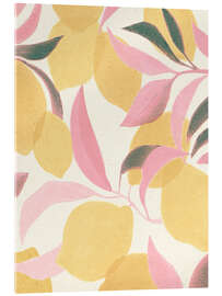 Acrylglasbild Tanz süßer Zitronenblätter - Emanuela Carratoni