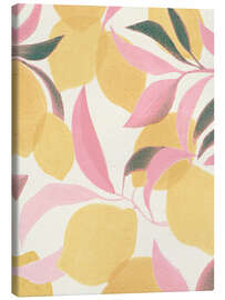Leinwandbild Tanz süßer Zitronenblätter - Emanuela Carratoni