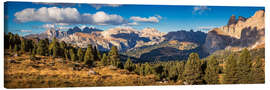 Leinwandbild Val Gardena und Grödner Joch - Tobias Roetsch