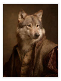 Wandbild Der Wolf - Tudor-Sammlung - Philippe Tyberghien