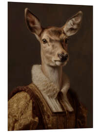 Hartschaumbild Die Hirschkuh - Die Tudor-Sammlung