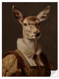 Wandsticker Die Hirschkuh - Die Tudor-Sammlung