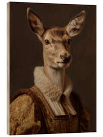 Holzbild Die Hirschkuh - Die Tudor-Sammlung