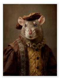 Wandbild Die Feldmaus - Die Tudor-Sammlung - Philippe Tyberghien