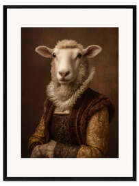 Gerahmter Kunstdruck Das Schaf - Die Tudor-Sammlung