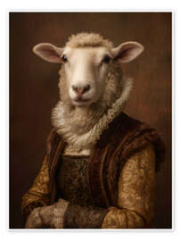 Wandbild Das Schaf - Die Tudor-Sammlung - Philippe Tyberghien