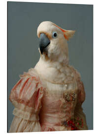 Alubild Der Rosa Papagei - Kollektion "Les Plumées" - Philippe Tyberghien