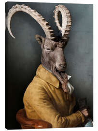 Leinwandbild Marie Joseph, der Alpensteinbock - Philippe Tyberghien