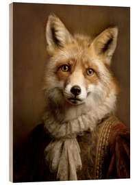 Holzbild Der Fuchs - Die Tudor-Sammlung