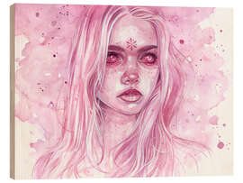 Holzbild Pink - Tomasz Mro