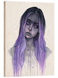 Holzbild Peaceful Darkness - Tomasz Mro