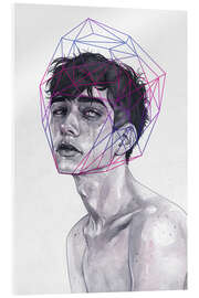 Tableau en verre acrylique Trapped In Agony - Tomasz Mro