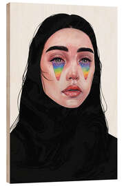 Holzbild Recovering From The Darkness - Tomasz Mro