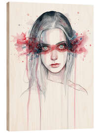 Holzbild Nastya - Tomasz Mro