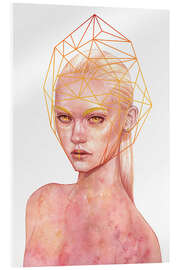 Tableau en verre acrylique Crown - Tomasz Mro