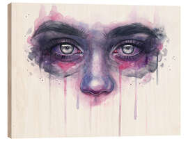 Holzbild Breaking Through - Tomasz Mro