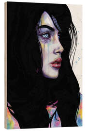 Holzbild Looking Out To The Galaxy - Tomasz Mro