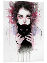 Acrylglasbild Cat Lover