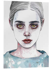 Stampa su vetro acrilico Golden Misfit - Tomasz Mro