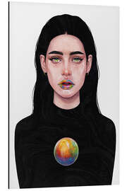 Tableau en aluminium Your Eyes Your Lips Your Soul - Tomasz Mro