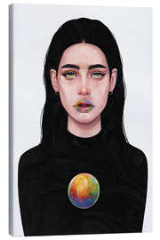 Leinwandbild Your Eyes Your Lips Your Soul - Tomasz Mro