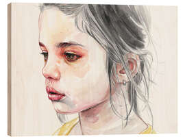 Holzbild Little Liar - Tomasz Mro