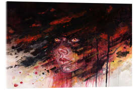 Acrylglasbild Meteor Girl - Tomasz Mro