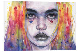 Hartschaumbild Rainbow Sketch