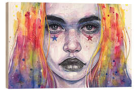 Holzbild Rainbow Sketch