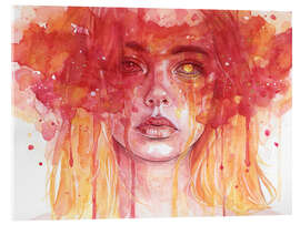 Acrylglasbild Red Spectrum - Tomasz Mro