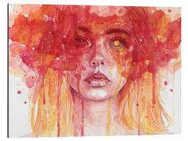 Aluminium print Red Spectrum - Tomasz Mro