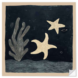 Wandsticker Seestern