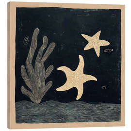 Holzbild Seestern - ThingDesign