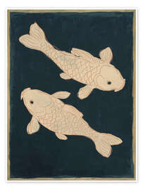 Wandbild Zwei Koi-Karpfen - ThingDesign