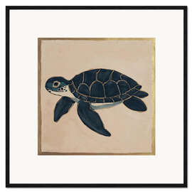 Gerahmter Kunstdruck Meeresschildkröte