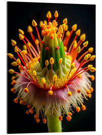 Acrylglasbild Makrofotografie eines Blütenstempels - nobelart