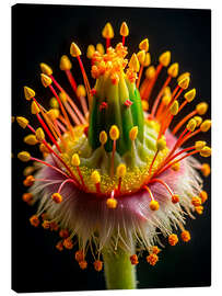 Leinwandbild Makrofotografie eines Blütenstempels - nobelart