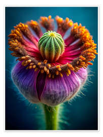 Poster Makrofotografie eines Blütenstempels II