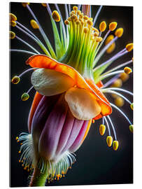 Acrylglasbild Makrofotografie des Stempels einer Blüte III - nobelart