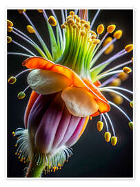 Wandbild Makrofotografie des Stempels einer Blüte III - nobelart