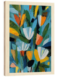 Holzbild Waltz des wilden Gartens - Branka Kodžoman